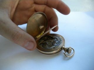 Antique Abbott Sure Time by E.  Howard Rare 16s 17 Jewels Adjusted Pocket Watch 5
