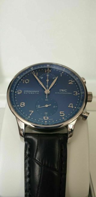 IWC Portugieser Chronograph Stainless Steel Watch IW371491 3