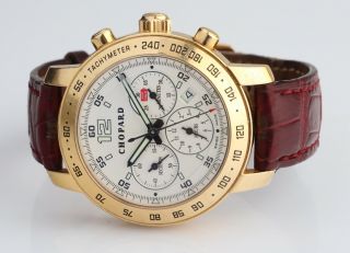 Chopard Mille Miglia Ref 1258 18k Yellow Gold Wristwatch