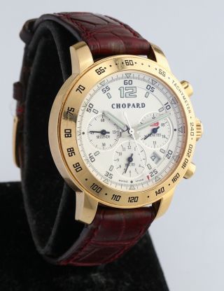 Chopard Mille Miglia Ref 1258 18k Yellow Gold Wristwatch 4