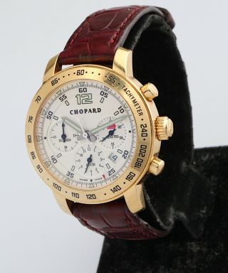 Chopard Mille Miglia Ref 1258 18k Yellow Gold Wristwatch 5
