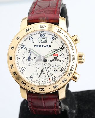 Chopard Mille Miglia Ref 1258 18k Yellow Gold Wristwatch 6