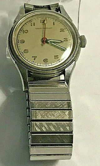 Vintage Girard Perregaux Stainless Steel Swiss Watch