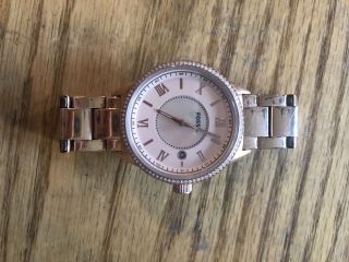Fossil Wrist Watch For Women Rose Gold