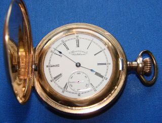 Waltham Pocket Watch - Model 1890,  Grade W,  6s,  11j,  Circa 1893