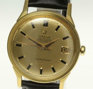 Omega K18 Solid Gold Constellation Chronometer Cal.  561 Automatic Men 