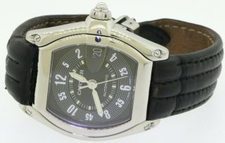 Cartier Roadster 2510 automatic SS high fashion men ' s watch 3