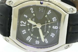Cartier Roadster 2510 automatic SS high fashion men ' s watch 4
