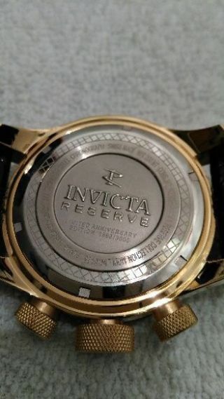 Invicta Bolt Reserve Quartz Watch Model 6478 - Limited Edition 3