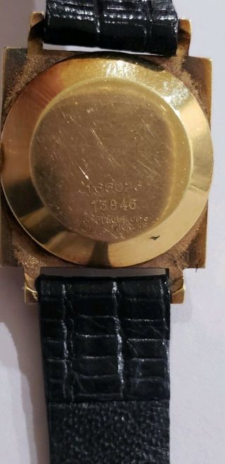Vintage ERNEST BOREL Women ' s GF Kaleidoscope Watch Swiss PAT Made 13846 Plaque 5