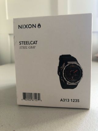 Nixon Steelcat Steel Gray Wrist Watch For Men