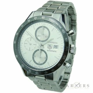 Tag Heuer Carrera Stainless Steel Automatic Wristwatch Model No.  Cv2011.  Ba0786