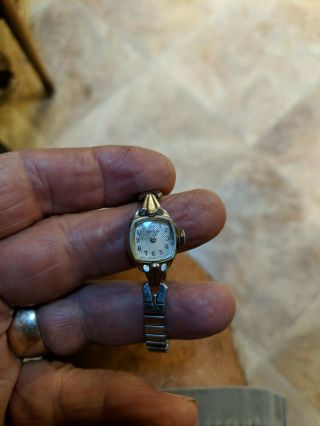 Antique Art Deco Caravelle N1 910 Ladies Wrist Watch 17 Jewels