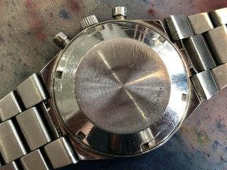 Vintage Zenith Movado Chronograph El Primero 3019 Wristwatch Rare Surf mineral 10