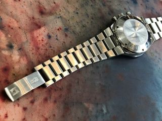 Vintage Zenith Movado Chronograph El Primero 3019 Wristwatch Rare Surf mineral 6