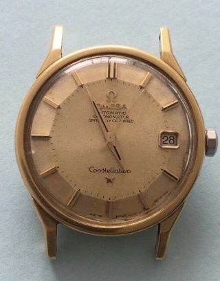 Omega Constellation Pie Pan Ref.  168.  005/6 Cal.  561 18 K Solid Gold