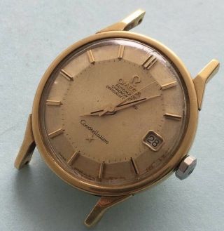 OMEGA CONSTELLATION PIE PAN REF.  168.  005/6 CAL.  561 18 K SOLID GOLD 2