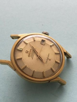 OMEGA CONSTELLATION PIE PAN REF.  168.  005/6 CAL.  561 18 K SOLID GOLD 3
