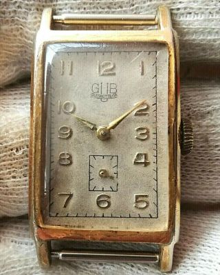 Gub Glashutte Cal.  62 Old 1950 " S Germany Mechanical Wrist Watch