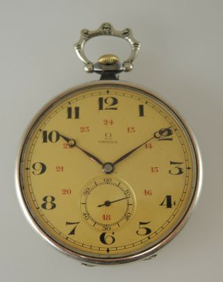 Omega Pocket Watch With A Fancy Case C1910