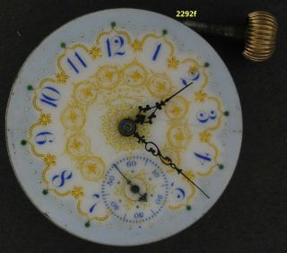 2292,  Vintage 16s 15j Waltham Royal 88,  With Fancy Dial Pocketwatch Mvt Only