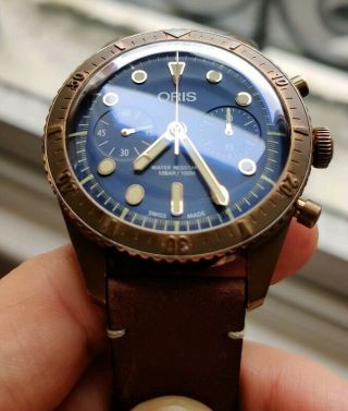 Oris Carl Brashear Limited Edition Chronograph Watch Grab A Bargain