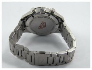 Mens Heuer Carrera Calibre 17 CV211E Chronograph stainless steel wrist watch 7