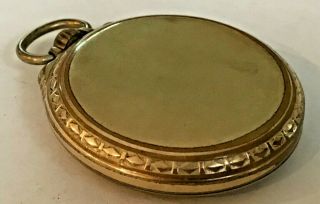 Elgin B.  W.  Raymond Grade 571 Pocket Watch 21j,  16s 10K gold filled OF case 4