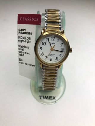 E Timex Indiglo Wr 30m Easy Reader Stainless Steel