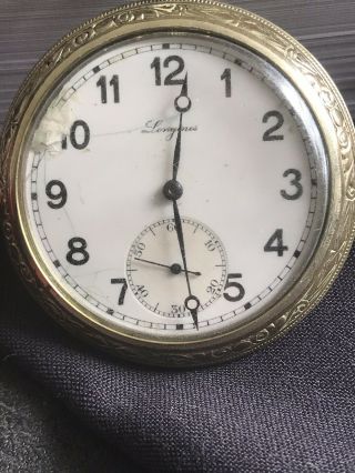 Antique Longines Pocket Watch 15 Jewels Gold Filled Swiss Made Make Offers