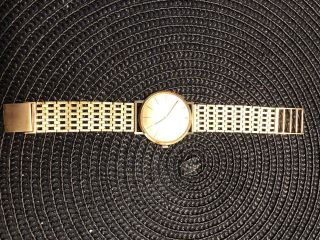 18k Solid Yellow Gold Longine Mens Watch Vintage