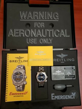Breitling Emergency Watch,  Ref.  E7632110/c549 Serial 363433