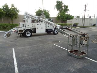 2008 INTERNATIONAL 4300 CABLE PLACING BUCKET BOOM TRUCK 14