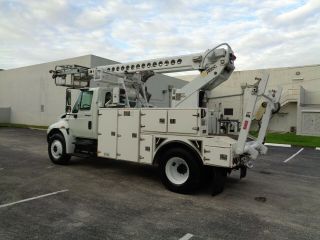 2008 INTERNATIONAL 4300 CABLE PLACING BUCKET BOOM TRUCK 2