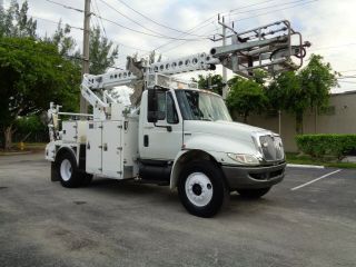 2008 INTERNATIONAL 4300 CABLE PLACING BUCKET BOOM TRUCK 4