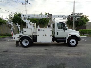 2008 INTERNATIONAL 4300 CABLE PLACING BUCKET BOOM TRUCK 5