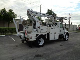 2008 INTERNATIONAL 4300 CABLE PLACING BUCKET BOOM TRUCK 6