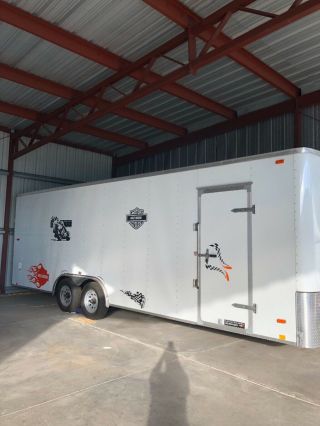 2013 enclosed cargo trailer 8.  5 x 24 2