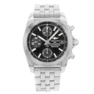 Breitling Chronomat 38 Sleekt Black Dial Steel Automatic Watch W1331012/bd92 - 385
