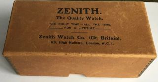 Rare Vintage Men’s Zenith Watch Box 2