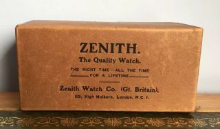 Rare Vintage Men’s Zenith Watch Box 5