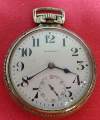 Howard 21 Jewel Railroad Chronometer Series 11 Pocket Watch 1318904