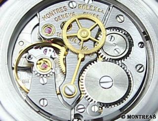 Rolex 3411 Precision Mens 37mm Swiss 1974 Diamond Stainless St Dress Watch O58 10