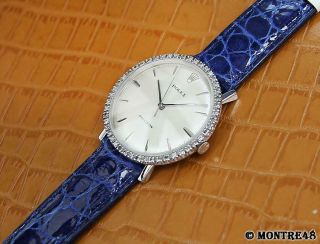 Rolex 3411 Precision Mens 37mm Swiss 1974 Diamond Stainless St Dress Watch O58 6