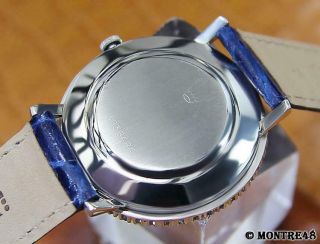Rolex 3411 Precision Mens 37mm Swiss 1974 Diamond Stainless St Dress Watch O58 7