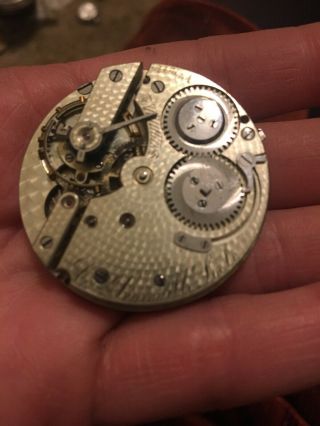 Antique C.  Leonville Locle Pocket Watch Movement for Parts/Repair 031626 4