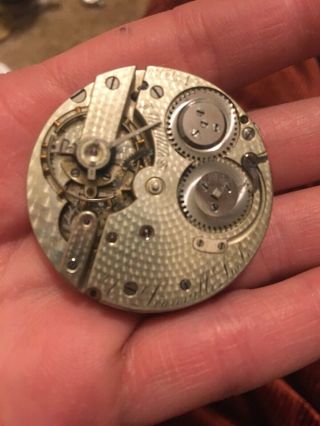 Antique C.  Leonville Locle Pocket Watch Movement for Parts/Repair 031626 5