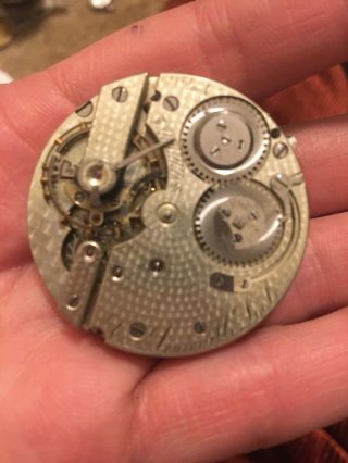 Antique C.  Leonville Locle Pocket Watch Movement for Parts/Repair 031626 7