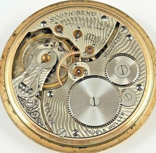South Bend Pocket Watch,  17j 212 16s,  Year 1911 Philadelphia 20 Yr Stag Case