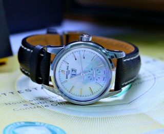 Breitling Big Date Transocean Mother Of Pearl Dial Swiss Automatic Watch